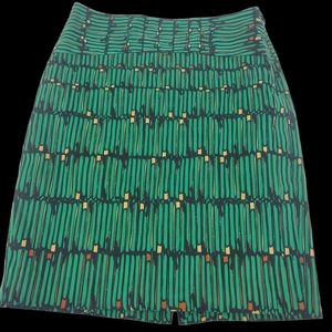 The Limited Green Print Skirt sz 2